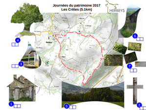 Parcours des 34 ièmes journées du patrimoine